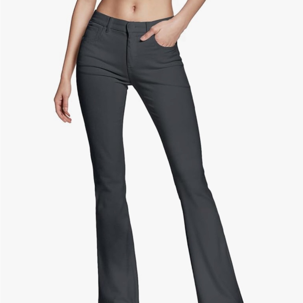 Hybrid Women's Boot Cut Jeans - Dark Gray